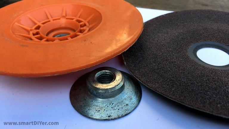 Angle Grinder Disc Types- Backing Pad 5 inch, M10, M14 Nut Size