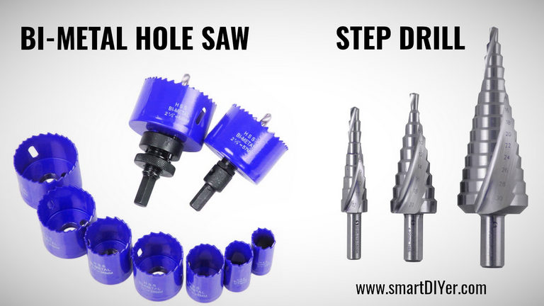 Metal Hole Saw, Step Drill Bit- Types of Drill Bit